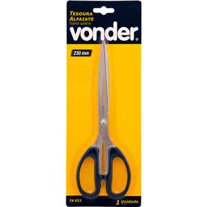 Tesoura para alfaiate, com cabo plástico, TA 023, VONDER
