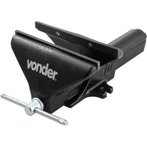 Torno de bancada fixo, n° 10, em ferro fundido nodular, VONDER