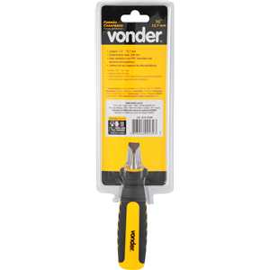 Formão chanfrado reto 1/2", com cabo em PVC, VONDER