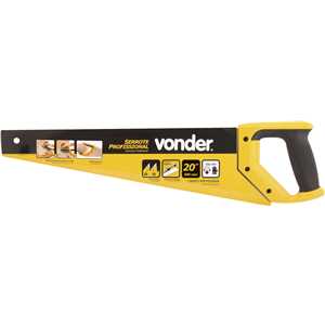 Serrote 20", aço temperado, cabo plástico, SE 020, VONDER