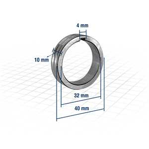 Roldana de arraste, 0,8 mm/1,0 mm, arame de aço sólido, para as máquinas MIG/MAG MM 300/MM 400/MM 403/MM 405, VONDER