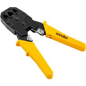 Alicate crimpador, RJ11/RJ12/RJ45, ACV 245, VONDER