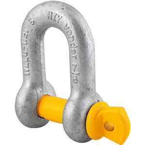 Manilha reta para cabo de aço, 7/8", VONDER PLUS