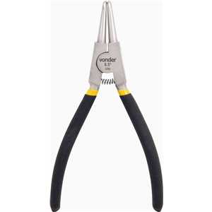 Alicate para anéis externos, bico curvo, 6.1/2", VONDER