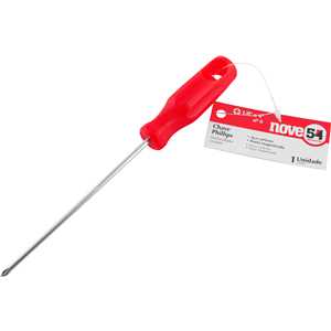 Chave phillips 1/8" x 4", aço carbono, NOVE54