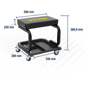 Banqueta para mecânico, fixa VONDER