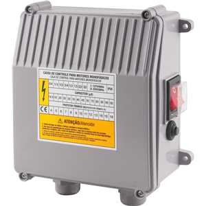 Caixa de comando para bomba tipo caneta de 3", 0,75 hp, 220 V~, VONDER
