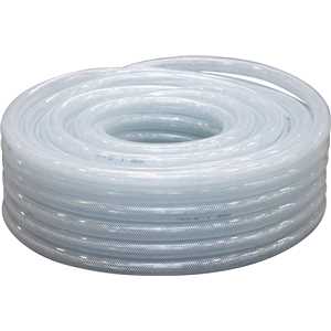 Mangueira PVC cristal trançada, VPT, 250 libras,  1" VONDER