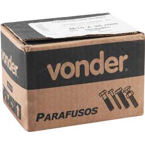 Parafuso sextavado 8.8, 10 mm x 35 mm, MA, rosca total, DIN 933, VONDER