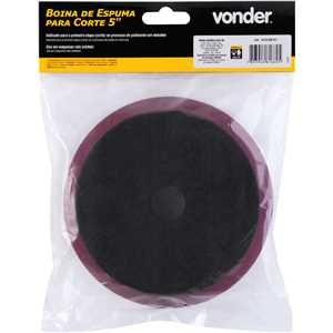 Boina de espuma para corte 5", para politriz roto-orbital, VONDER