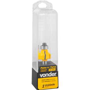 Fresa com dentes de metal duro, quebra-canto com rolamento, 18,0 mm VONDER