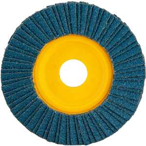 Flap-disc, disco de desbaste/acabamento, 4.1/2" - 115 mm, reto, grão 40, VONDER