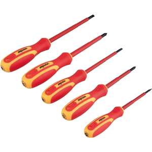 Jogo de chaves de fenda/phillips com 5 peças, IEC60900, VONDER