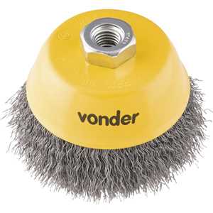 Escova tipo copo 6" ondulada, VONDER