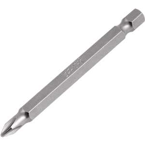 Bits/ponteira phillips com encaixe 1/4", nº 1 x 75 mm, com 5 peças, VONDER