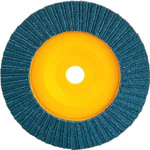 Flap-disc, disco de desbaste/acabamento, 7" - 180 mm, reto, grão 40, VONDER