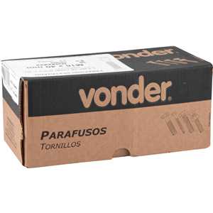 Parafuso sextavado zincado, 16 mm x 40 mm, MA, VONDER