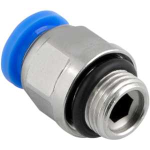 Conexão rápida reta, 8 mm, rosca 1/4" BSP, VONDER