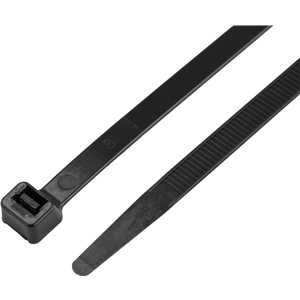 Abraçadeira de nylon preta, 400 mm x 7,2 mm com 10 peças VONDER