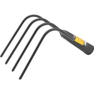 Forcado curvo, sem cabo, 4 dentes, VONDER PLUS