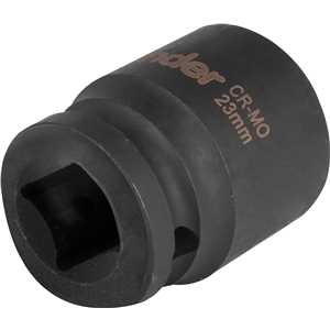 Soquete sextavado de impacto, encaixe de 1/2" x 23,0 mm, VONDER