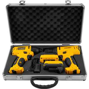 Conjunto parafusadeira / furadeira e parafusadeira de impacto, 12 V, PFBV 012 VONDER