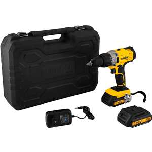 Parafusadeira/furadeira de impacto a bateria, 20 V, fonte de carregamento bivolt automática, PFV 200I VONDER PLUS