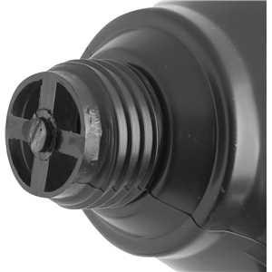 Funil plástico, bico flexível, preto, 140 mm, VONDER