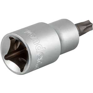 Soquete hexalobular macho T-40, encaixe 1/2", VONDER