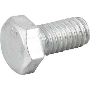 Parafuso sextavado zincado 5/16" x 5/8", UNC, rosca total, VONDER