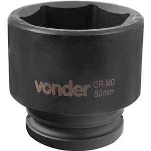Soquete sextavado de impacto, encaixe de 3/4" x 50,0 mm, VONDER
