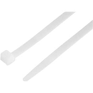 Abraçadeira de nylon branca, 400 mm x 7,2 mm com 10 peças VONDER