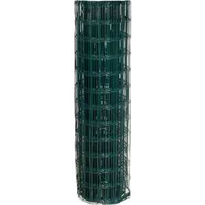 Tela alambrado, verde, malha 10 cm x 5 cm, fio 2,5 mm, com 1,5 m x 25 m (altura x comprimento), VONDER