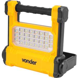 Refletor recarregável, LED SMD 10 W, RRV 010, VONDER