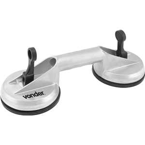 Ventosa dupla, 116 mm, alumínio, VONDER
