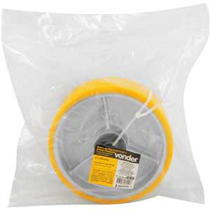 Roda 6", de poliuretano e ferro fundido, amarela, VONDER