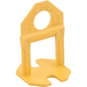 Espaçador e nivelador para piso, 1,5 mm, amarelo VONDER