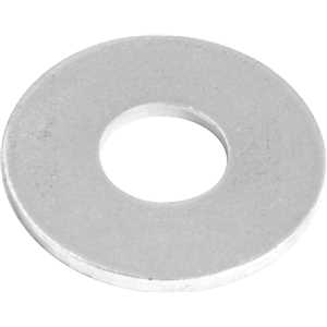 Arruela lisa 1/4", zincada, cartela com 20 peças, VONDER