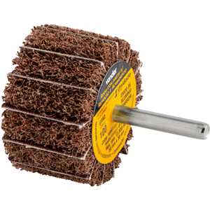 Roda com haste para remoção e acabamento, 50 mm x 30 mm, grão 100, VONDER
