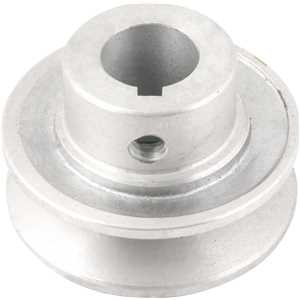 Polia de alumínio 1 canal, perfil A, 60 mm com furo de 3/4" - 19,1 mm, VONDER