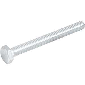 Parafuso sextavado zincado 1/4" x 2.1/2", UNC, rosca total, VONDER
