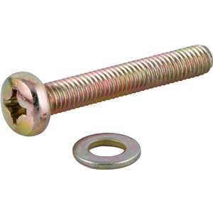 Parafuso com arruela para suporte de TV, M6 x 40 mm, VONDER