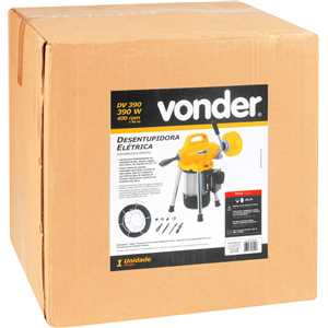 Desentupidora elétrica, 390 W, DV 390, 220 V~, VONDER