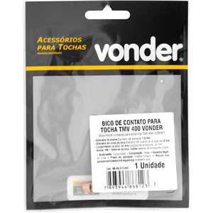 Bico de contato 1,2 mm x 30 mm, para tocha TMV 250/300/400 VONDER