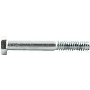 Parafuso sextavado zincado 5/16" x 2.1/2", UNC, rosca parcial, VONDER