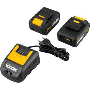 Chave de impacto, bateria 18V, encaixe de 1/2", carregador bivolt, CIV 180B, VONDER