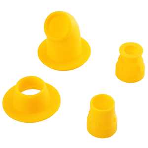 Conjunto de bicos em aço inox para aplicador de silicone, VONDER