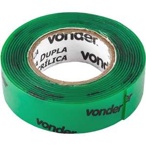 Fita dupla face acrílica, 19 mm x 2 m, VONDER