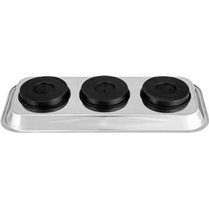 Bandeja magnética retangular, inox, 160 mm x 360 mm, VONDER