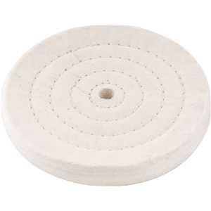 Roda de pano para polimento 100 mm x 1/2", furo 10 mm, VONDER